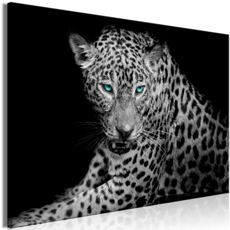 Tableau Imprimé "Leopard Portrait Wide" 60 x 90 cm (1/2)