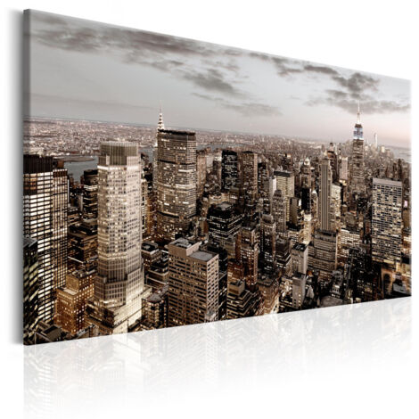 Tableau Imprimé "New York at Dawn" 40 x 60 cm (1/2)