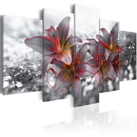 Tableau Imprimé "Kiss of Fire" 50 x 100 cm (1/2)