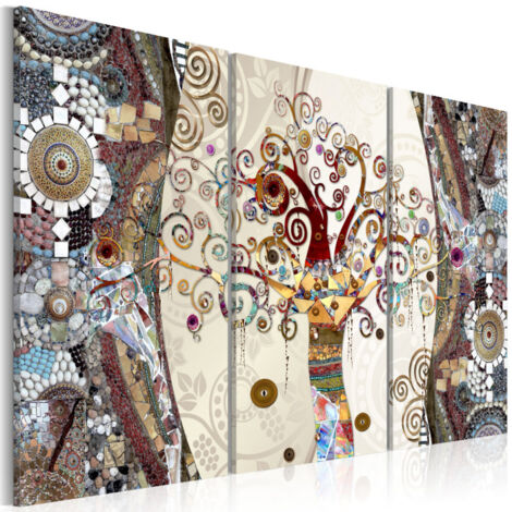 Tableau Imprimé "Mosaic Tree" 60 x 90 cm (1/2)