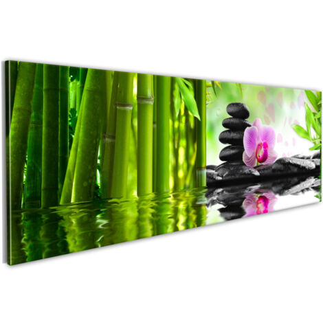 Tableau Imprimé "Pays de Zen" 40 x 120 cm (1/2)