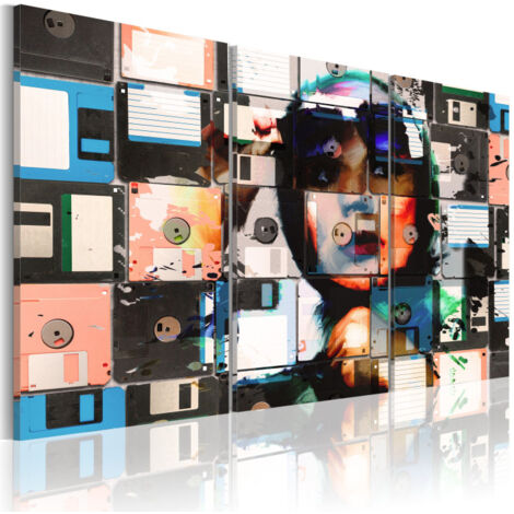 Tableau Imprimé "Memory Snapshots" 60 x 90 cm (1/2)