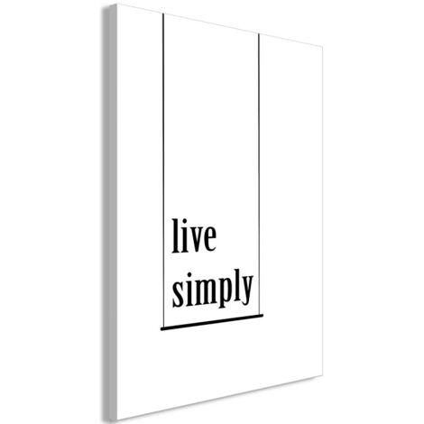 Tableau Imprimé "Minimalistic Motto" 60 x 90 cm (1/2)
