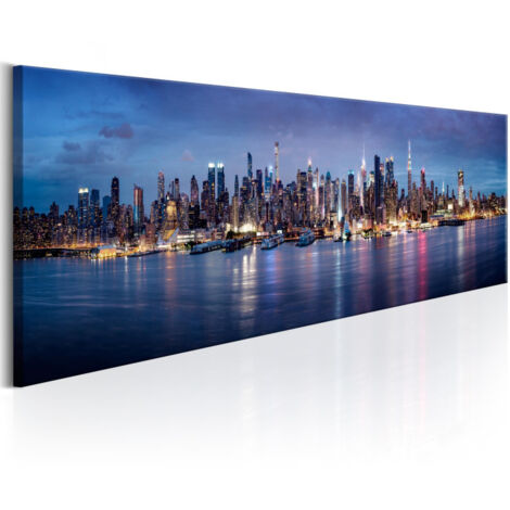Tableau Imprimé "New York Nights" 45 x 135 cm (1/2)