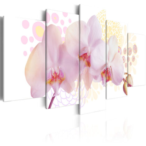 Tableau Imprimé "Orchidée Subtile" 50 x 100 cm (1/2)