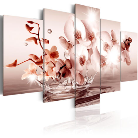 Tableau Imprimé "Orchidée Lyrique" 100 x 200 cm (1/2)