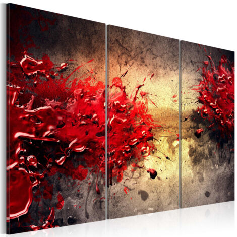 Tableau Imprimé "Splash Rouge" 60 x 90 cm (1/2)