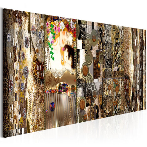Tableau Imprimé "Mother's Love Gold" 40 x 120 cm (1/2)