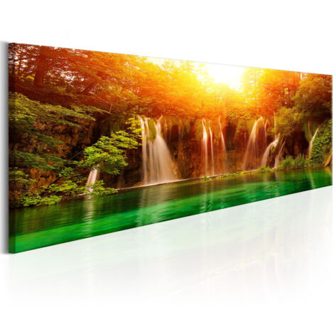 Tableau Imprimé "Nature : Magnificent Waterfall" 45 x 135 cm (1/2)