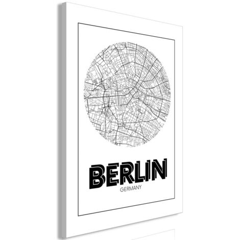 Tableau Imprimé "Retro Berlin" 60 x 90 cm (1/2)