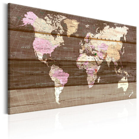 Tableau Imprimé "The Wooden World" 40 x 60 cm (1/2)