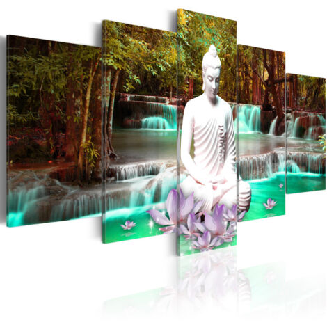 Tableau Imprimé "Nature Sanctuary" 50 x 100 cm (1/2)