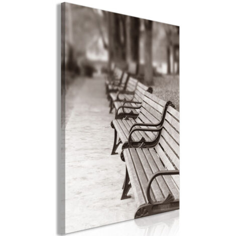 Tableau Imprimé "Park Benches" 60 x 90 cm (1/2)