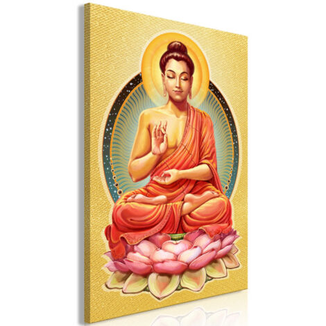 Tableau Imprimé "Peace of Buddha" 60 x 90 cm (1/2)