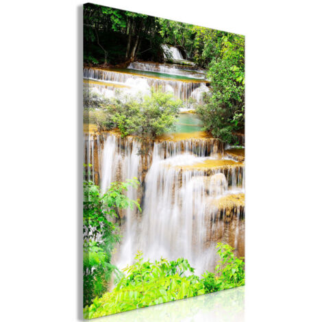 Tableau Imprimé "Paradise Waterfall" 60 x 90 cm (1/2)
