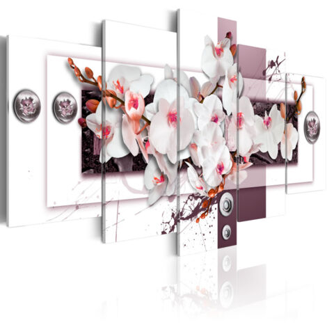 Tableau Imprimé "Orchid's Mechanism" 50 x 100 cm (1/2)