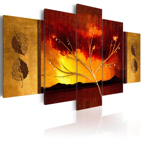 Tableau Imprimé "Oriental Wind" 50 x 100 cm (1/2)