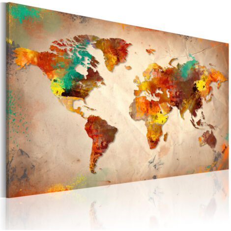 Tableau Imprimé "Painted World" 60 x 90 cm (1/2)