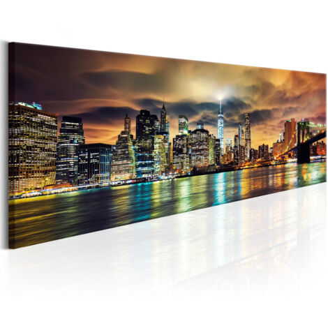Tableau Imprimé "New York Sky" 45 x 135 cm (1/2)