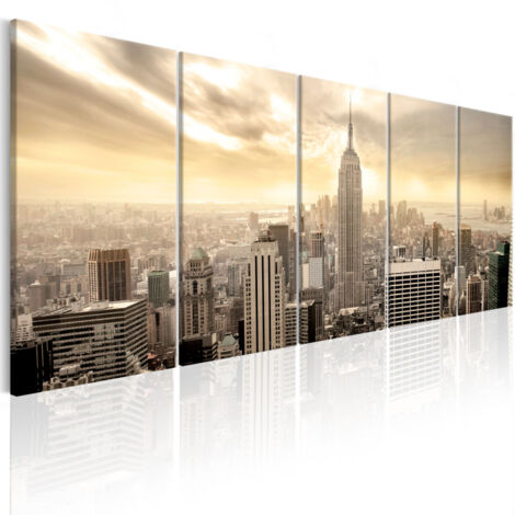 Tableau Imprimé "New York : View on Manhattan" 90 x 225 cm (1/2)