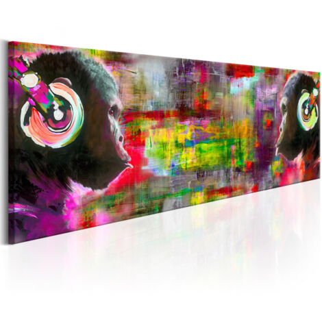 Tableau Imprimé "Musical Duet" 45 x 135 cm (1/2)