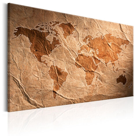Tableau Imprimé "Paper Map" 60 x 90 cm (1/2)