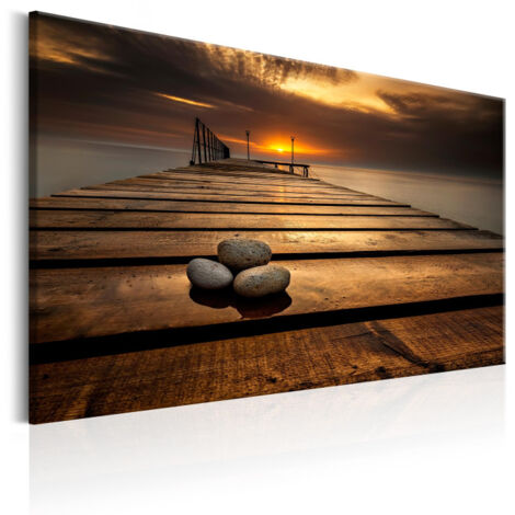 Tableau Imprimé "Peaceful Place" 60 x 90 cm (1/2)