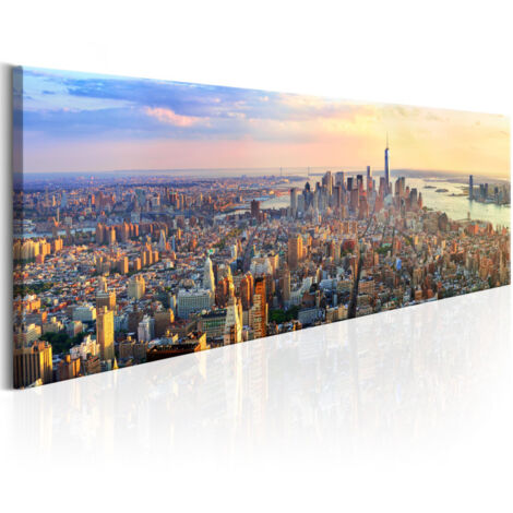 Tableau Imprimé "New York Panorama" 40 x 120 cm (1/2)