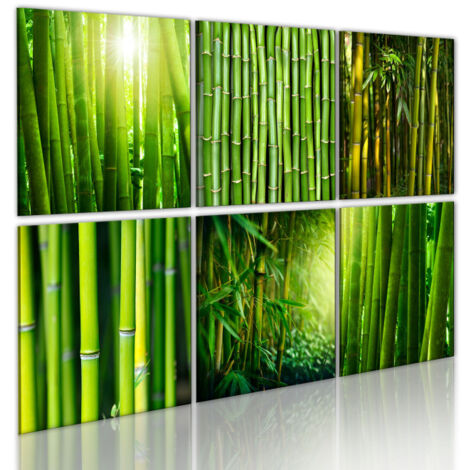 Tableau Imprimé "Nombreux Visages du Bambou" 40 x 60 cm (1/2)