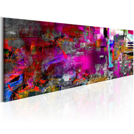 Tableau Imprimé "Oramgerie Pourpre" 40 x 120 cm (1/2)