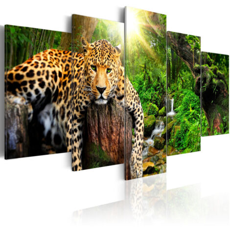Tableau Imprimé "Predator's Relaxation" 50 x 100 cm (1/2)