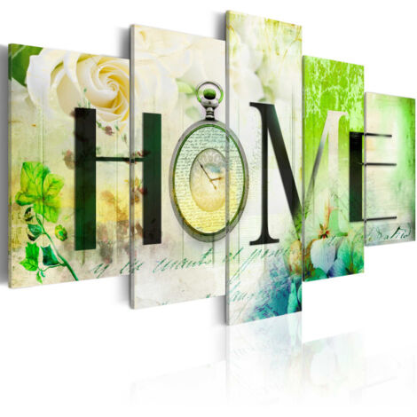 Tableau Imprimé "Rose House" 50 x 100 cm (1/2)