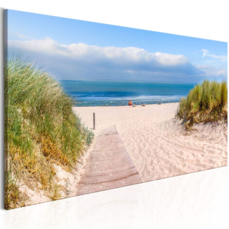 Tableau Imprimé "Seaside Dream" 45 x 135 cm (1/2)