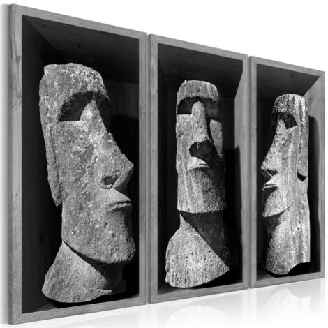Tableau Imprimé "The Mystery of Easter Island" 60 x 90 cm (1/2)
