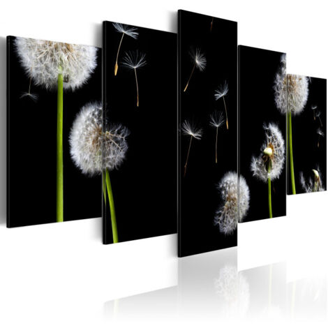 Tableau Imprimé "Pissenlit Vers la Liberté" 50 x 100 cm (1/2)