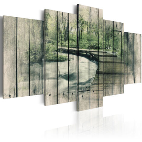 Tableau Imprimé "The River of Secrets" 100 x 200 cm (1/2)