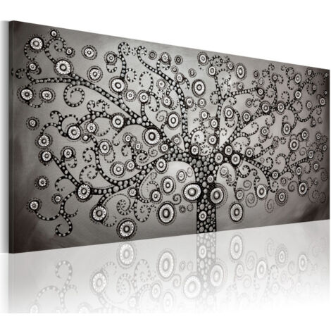 Tableau Imprimé "Silver Tree" 60 x 120 cm (1/2)