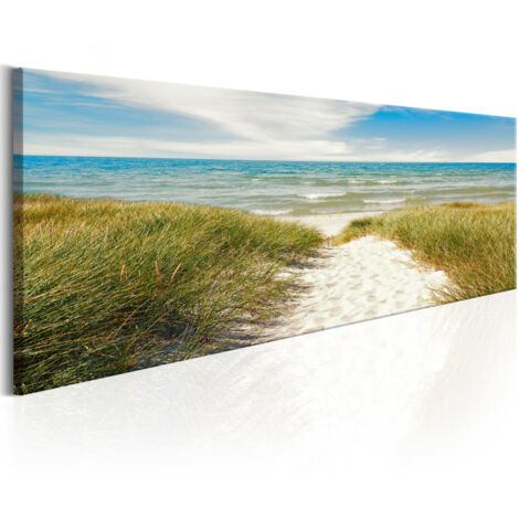 Tableau Imprimé "Solace of the Sea" 50 x 150 cm (1/2)