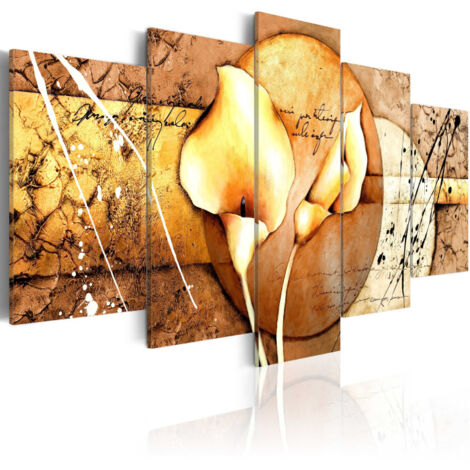 Tableau Imprimé "The Secret of Calla Lily Gold" 50 x 100 cm (1/2)