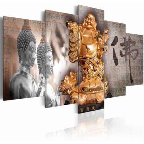 Tableau Imprimé "Smile To Buddha" 50 x 100 cm (1/2)