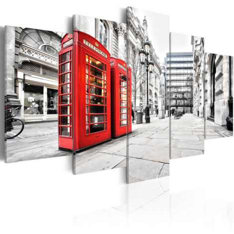 Tableau Imprimé "Street of London" 50 x 100 cm (1/2)