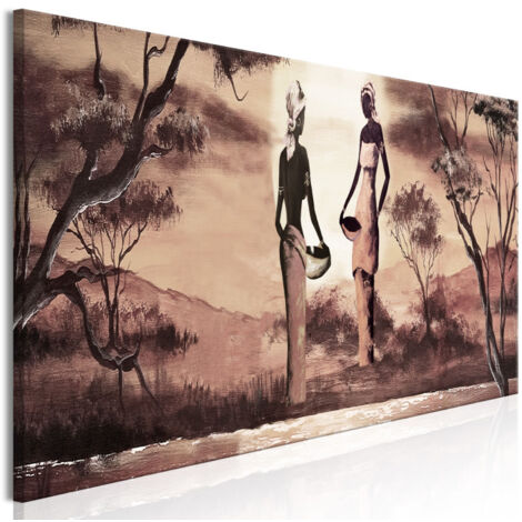 Tableau Imprimé "Working Women Narrow" 50 x 150 cm (1/2)