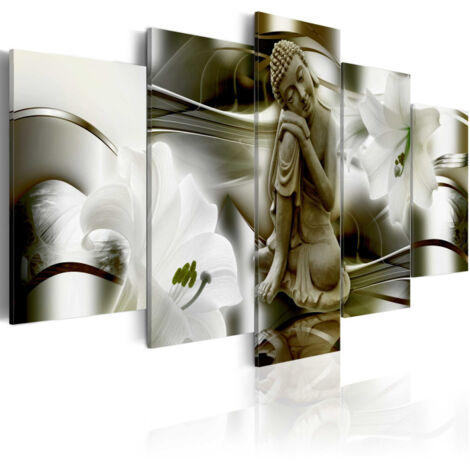 Tableau Imprimé "Thoughts of the Buddha" 50 x 100 cm (1/2)