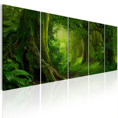 Tableau Imprimé "Tropical Jungle" 80 x 200 cm (1/2)