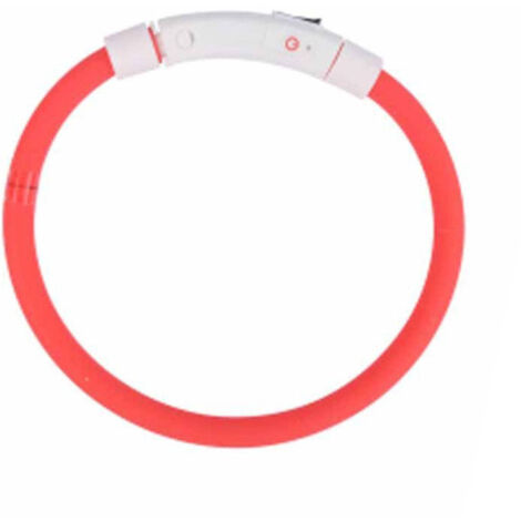 Collier pour Chien "USB & Waterproof" 70cm Rouge (1/2)
