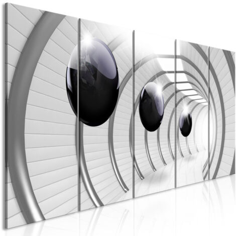 Tableau Imprimé 5 Panneaux "Space Tunnel Narrow" 80 x 200 cm (1/2)