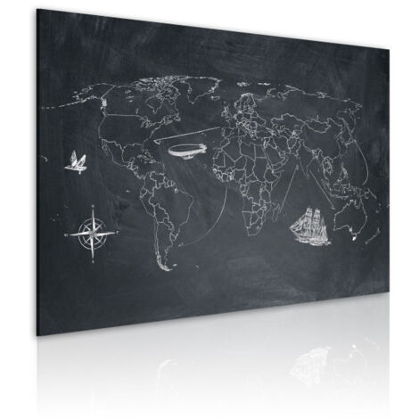 Tableau Imprimé "Voyage Autour du Monde" 40 x 60 cm (1/2)