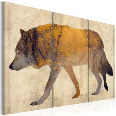 Tableau Imprimé "The Wandering Wolf" 60 x 90 cm (1/2)