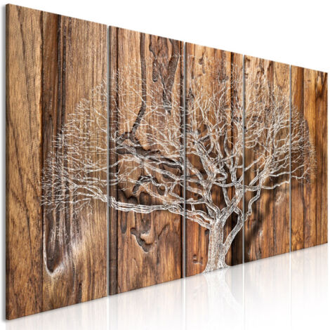 Tableau Imprimé 5 Panneaux "Tree Chronicle Narrow" 80 x 200 cm (1/2)