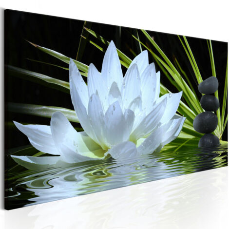 Tableau Imprimé "Zen Garden Narrow" 45 x 135 cm (1/2)